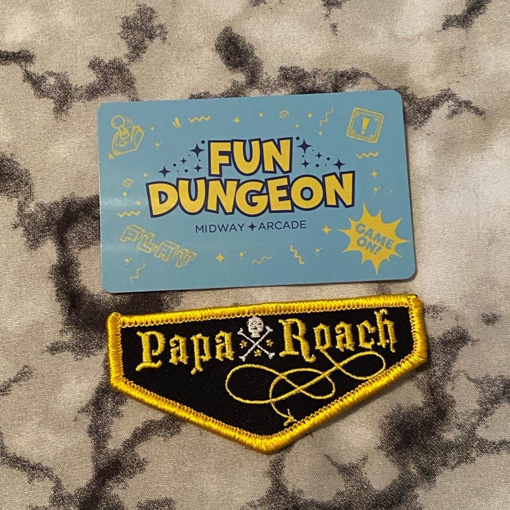 Vintage Papa Roach Embroidered Skull Patch - Picture 2 of 3